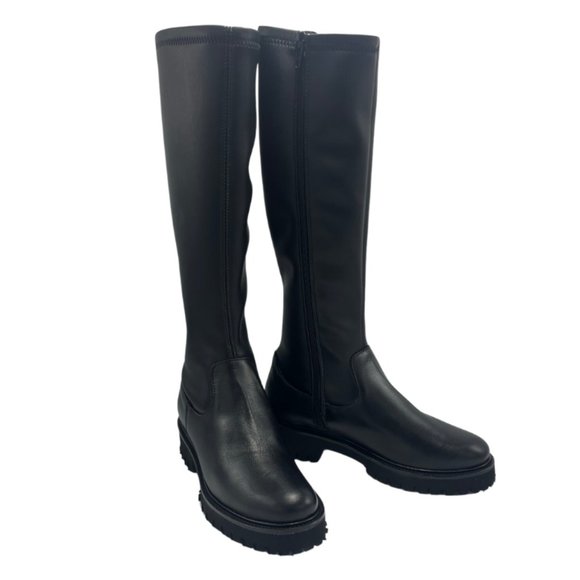 Shoes - Menina Leather Chunky Boots